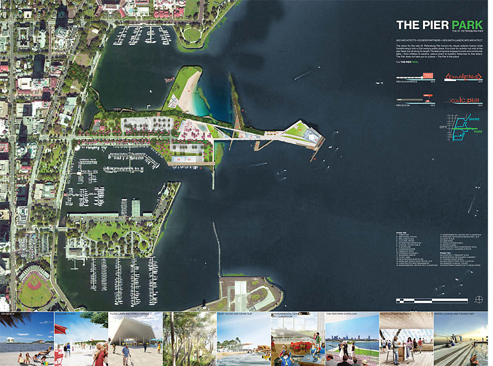 The Pier Park selected as winning St. Petersburg Pier design