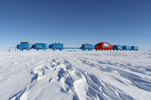 Halley VI Antarctic Research Station, Antarctica by Hugh Broughton Architects (Photo: BAS)