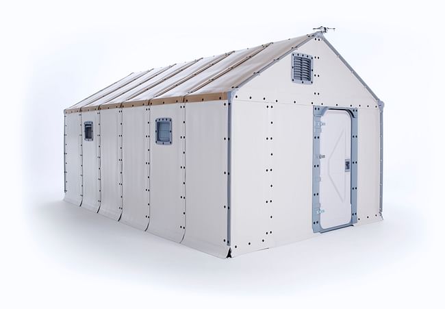 Better Shelter unit. Image: Jonas Nystrom.