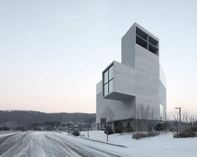 NAMELESS Architecture - RW Concrete Church, Byeollae, South Korea. Photo: NAMELESS Architecture