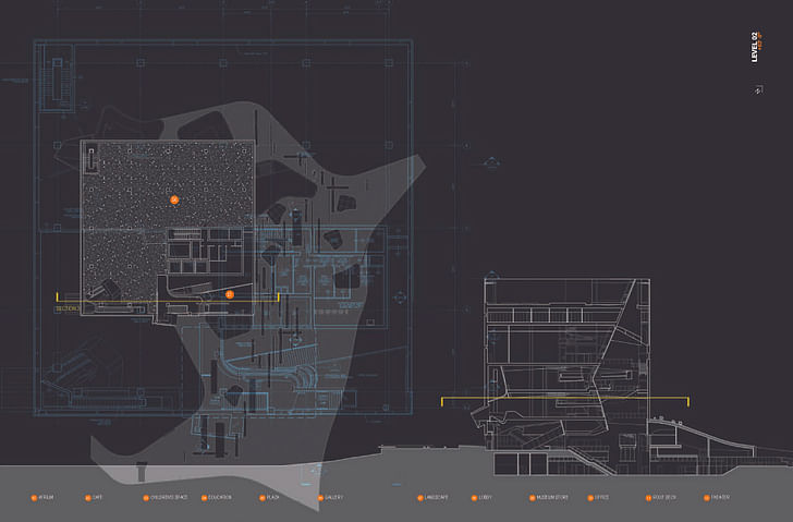 Spread from 'M': The Perot Drawings. Image: Morphosis Architects.