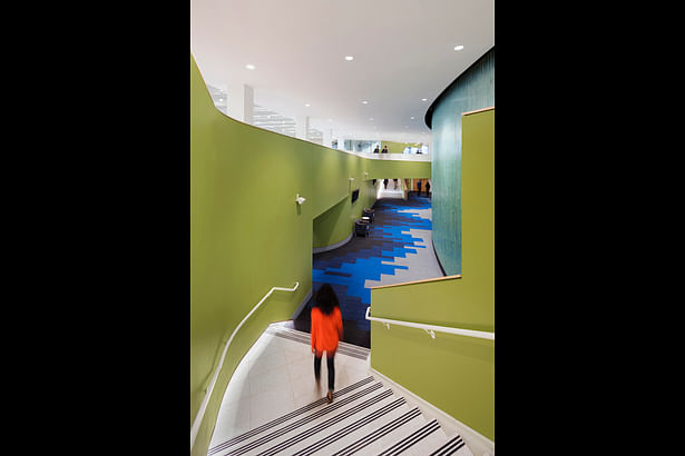 Interior, Lobby Stairway