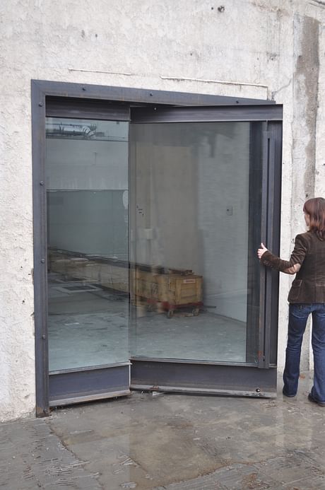 Awesome Pivot Door - Designed by TWInc - Fabricated by Breaform Design via Tima Bell.