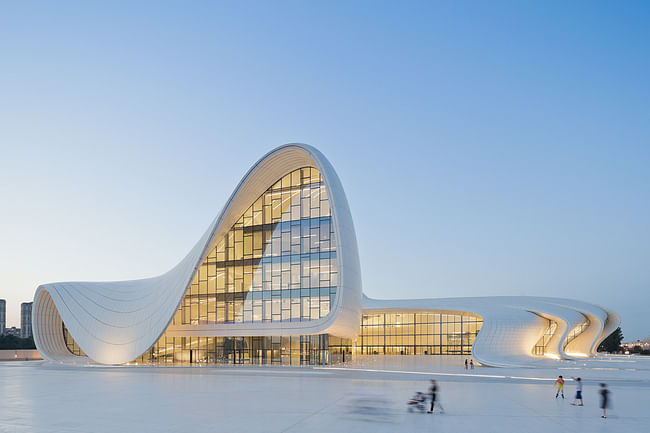 Designs of the Year 2014 Category Winners. ARCHITECTURE: HEYDAR ALIYEV CENTER, BAKU, AZERBAIJAN. Designed by Zaha Hadid and Patrik Schumacher. Photo courtesy of Designs of the Year 2014.