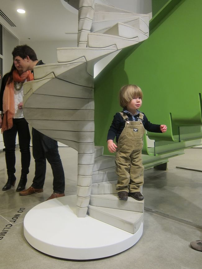 Toddlers appreciate half-scale stairs way more than you do