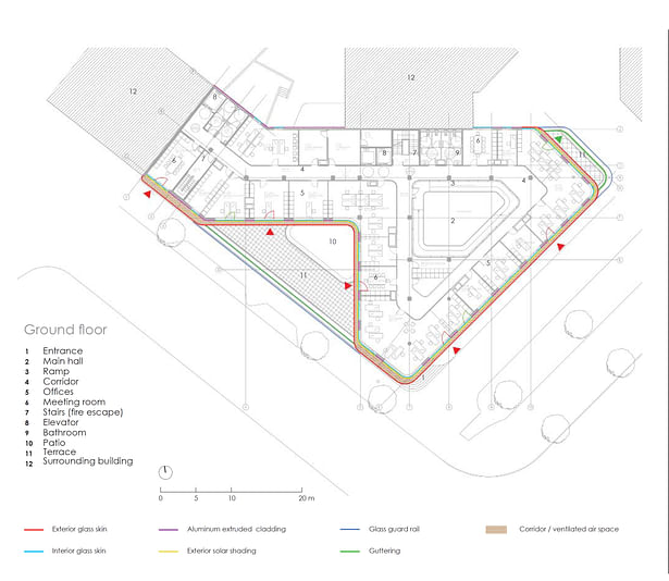 Plan of the ground floor