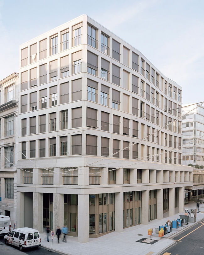 Urban housing and crèche, Geneva, Switzerland - Sergison Bates Architects with Jean-Paul Jaccaud Architectes (Photo: Alain Grandchamp)