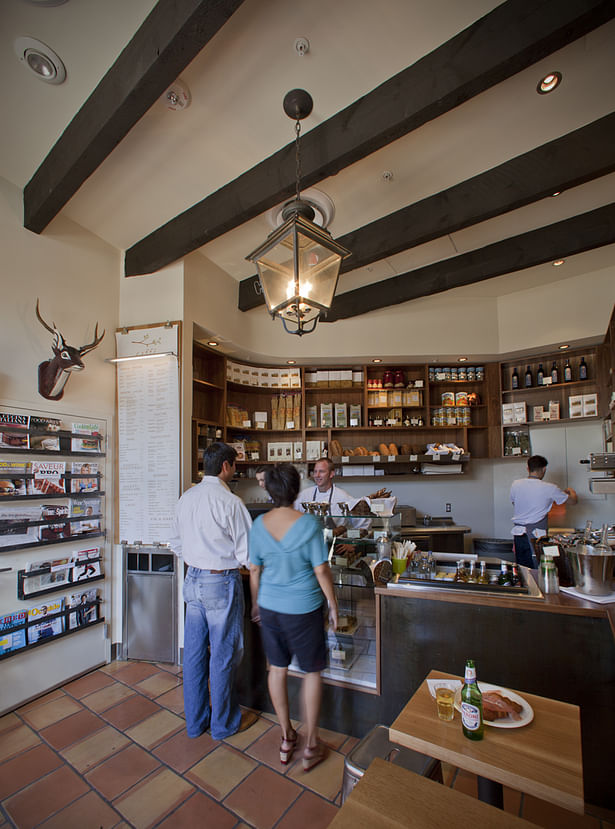 Caffe Interior Seating Area