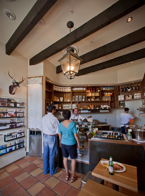 Caffe Interior Seating Area