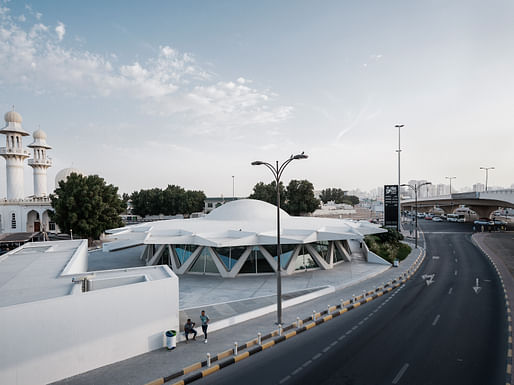 ​Flying Saucer Rehabilitation in Sharjah, United Arab Emirates by SpaceContinuum Design Studio / Mona El Mousfy. Image: Aga Khan Trust for Culture / Danko Stjepanovic.