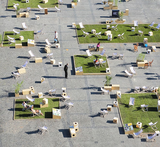 New public space for Targ Węglowy Square by Gdyby Group, in Gdańsk, Poland. Photo: Wojciech Ostrowski