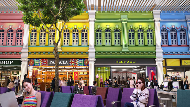 Cultural Shops. Image courtesy of SAA and Benoy.