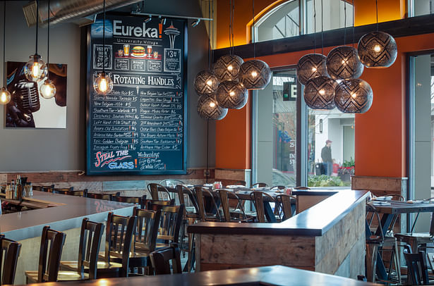 authentic | brand centric restaurant design. vibrant interior finishes with modern industrial styling.