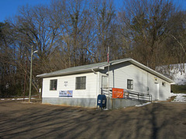 ADA ramp at the USPS Office in Whiteside, Tennessee