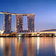 Marina Bay Sands in Singapore by Moshe Safdie, 2015 winner of the AIA Gold Medal. Photo by Someformofhuman via Wikipedia.