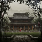 Renders inspired by traditional Chinese architecture
