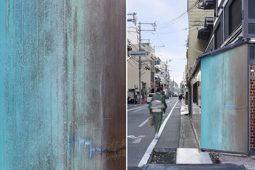 Best Use of Material winner Suetomi Aoq Café Stand by Ryohei Tanaka / G Architects Studio. Image courtesy of Ryohei Tanaka / G Architects Studio