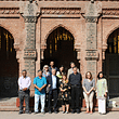 The BAC's Ian Taberner, Don Hunsicker, and Eleni Glekas; and Don's wife Agnes Hunsicker pose with Marty Hylton and Mayreliz Perex from the University of Florida Gainesville, and Khalid Ibrahim, Ali Pasha, and two other NCA faculty members