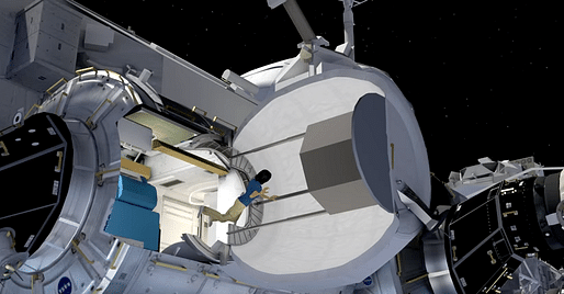 Screenshot of NASA's BEAM installation.