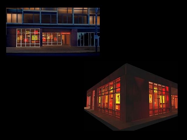 Exterior studies of night time lighting