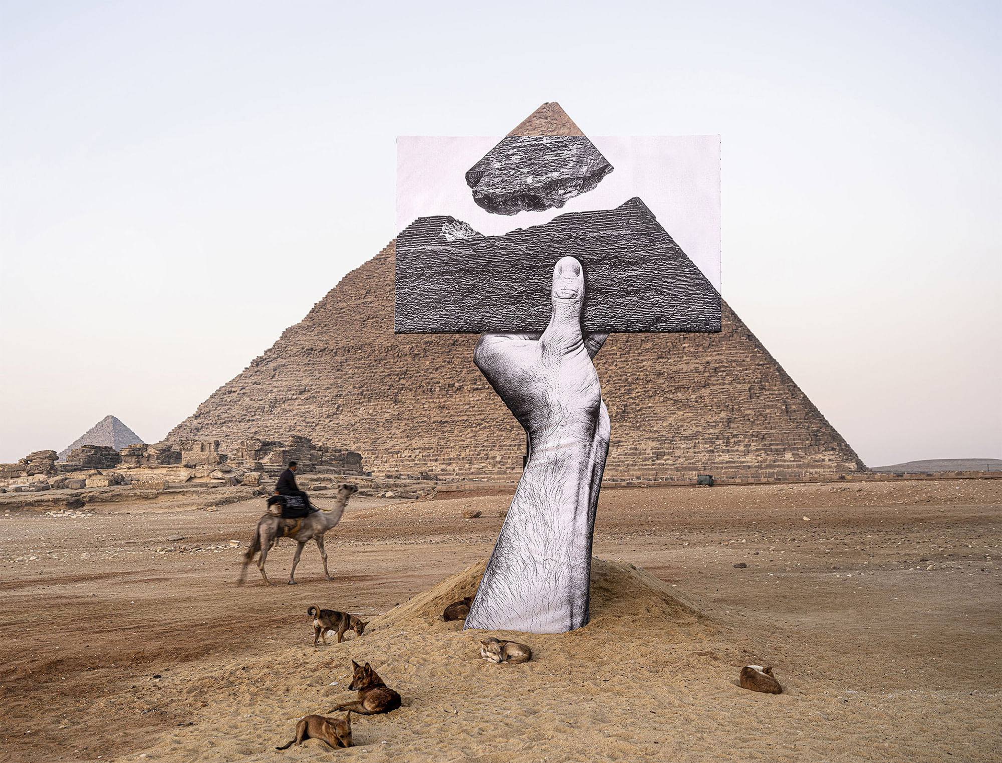 Artist JR's latest installation transforms the Great