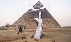Artist JR's latest installation transforms the Great Pyramids of Giza, a top-ical new NFT