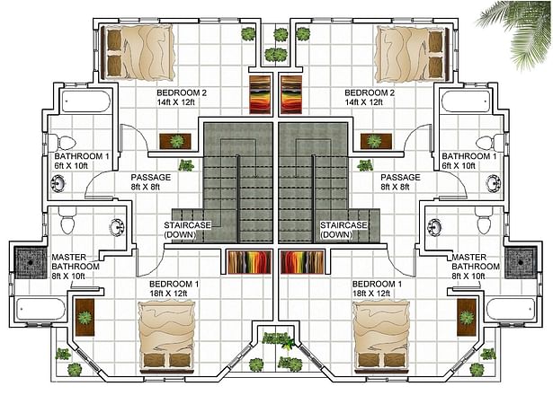 First Floor Plan HD018