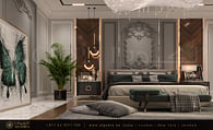 Stylish bedroom interior design