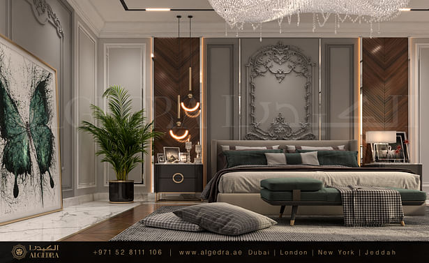 Stylish master bedroom design