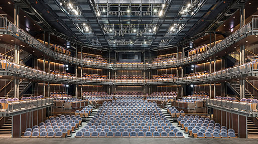 Stellar Design winner: The Yard at Chicago Shakespeare Theater; Chicago by Adrian Smith + Gordon Gill Architecture in collaboration with Theater Consultant CharcoalBlue, Construction completed by Bulley & Andrews​. Photo © James Steinkamp.