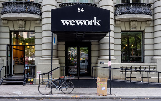 A Manhattan WeWork location in 2019. Photo: Ajay Suresh/<a href="https://www.flickr.com/photos/ajay_suresh/48155566876">Flickr</a> (CC BY 2.0 Deed)