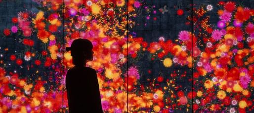 teamLab, Flowers and People – A Whole Year per Hour, 2020. Interactive Digital Work, 6 channels, Endless, Sound: Hideaki Takahashi © teamLab, courtesy of the Artist and Pace Gallery