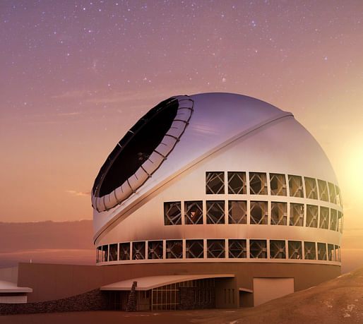Artist impression of the $1.4 billion TMT Observatory. Image courtesy of TMT International Observatory.