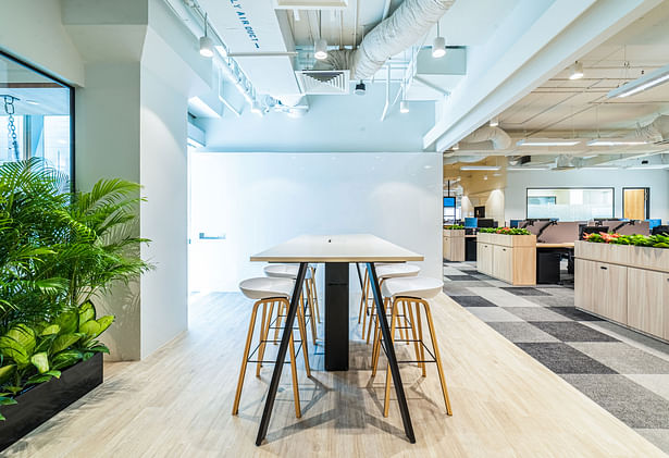 Biophilia and greenery in the best office interior design - Azqore by Space Matrix - 2