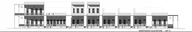 CAD drawn elevation overlaid on Sketchup model