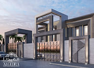 Villa exterior design in Kuwait
