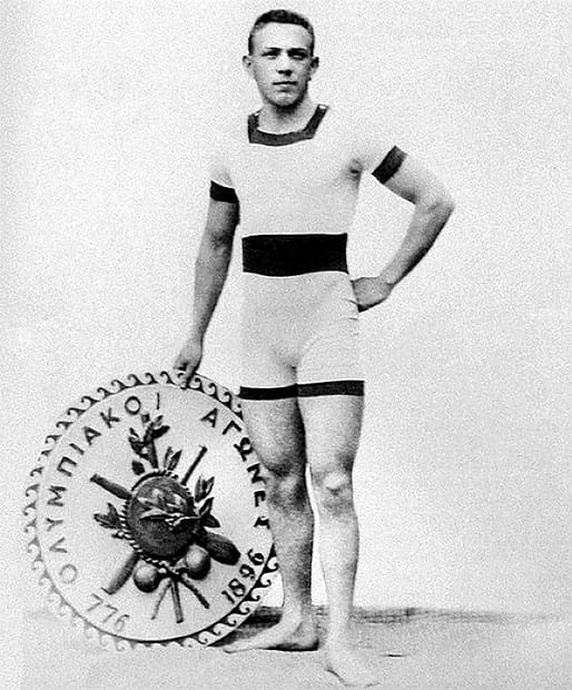 Alfréd Hajós, a Hungarian athlete and architect, won medals in two Olympic competitions: sport (swimming) and architecture (together with Dezső Lauber, a tennis player) at the 1924 Paris Olympic Games. Only two individuals have so far achieved this triumph.