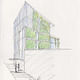 Tadao Ando's sketch.