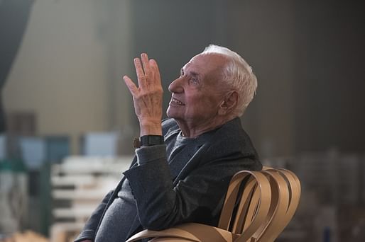 "You'd think I'd know when to quit." Frank Gehry does his MasterClass thing. Image: MasterClass