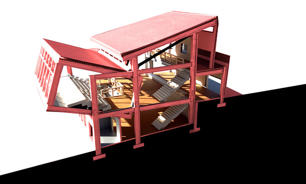 Fragment Model - Scale: 3/4' = 1'-0'