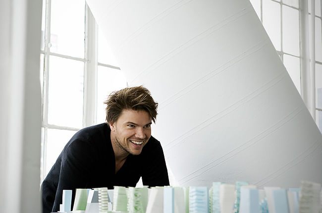 BIG’s upcoming “HOT TO COLD” exhibition at the National Building Museum. Pictured: Bjarke Ingels, founder of Bjarke Ingels Group. Photo by Steve Benisty.