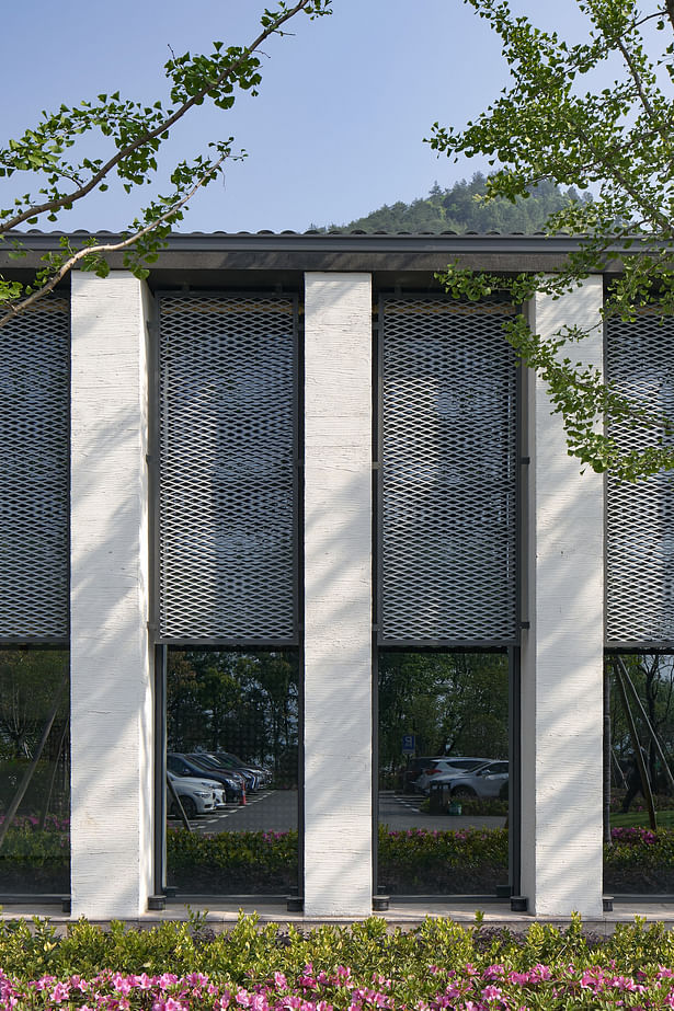 wall decoration alike waving ripple of Fuchun River