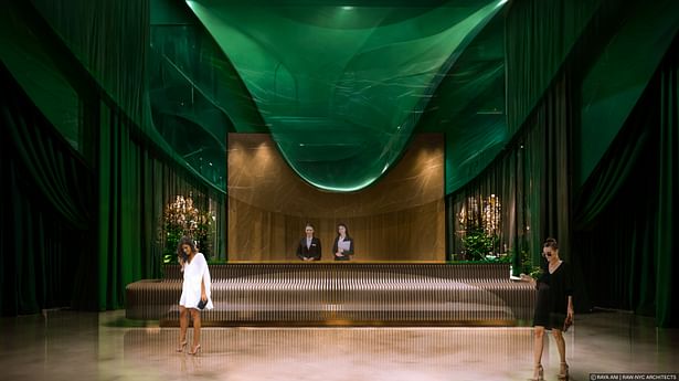 DESTINAU: A Hotel and Wellness destination Credit: RAYA ANI | RAW-NYC Architects #hotellobby 