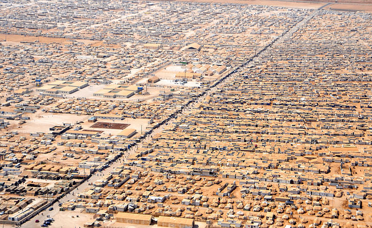 Zaatari refugee camp in Jordan. Credit: WikiCommons