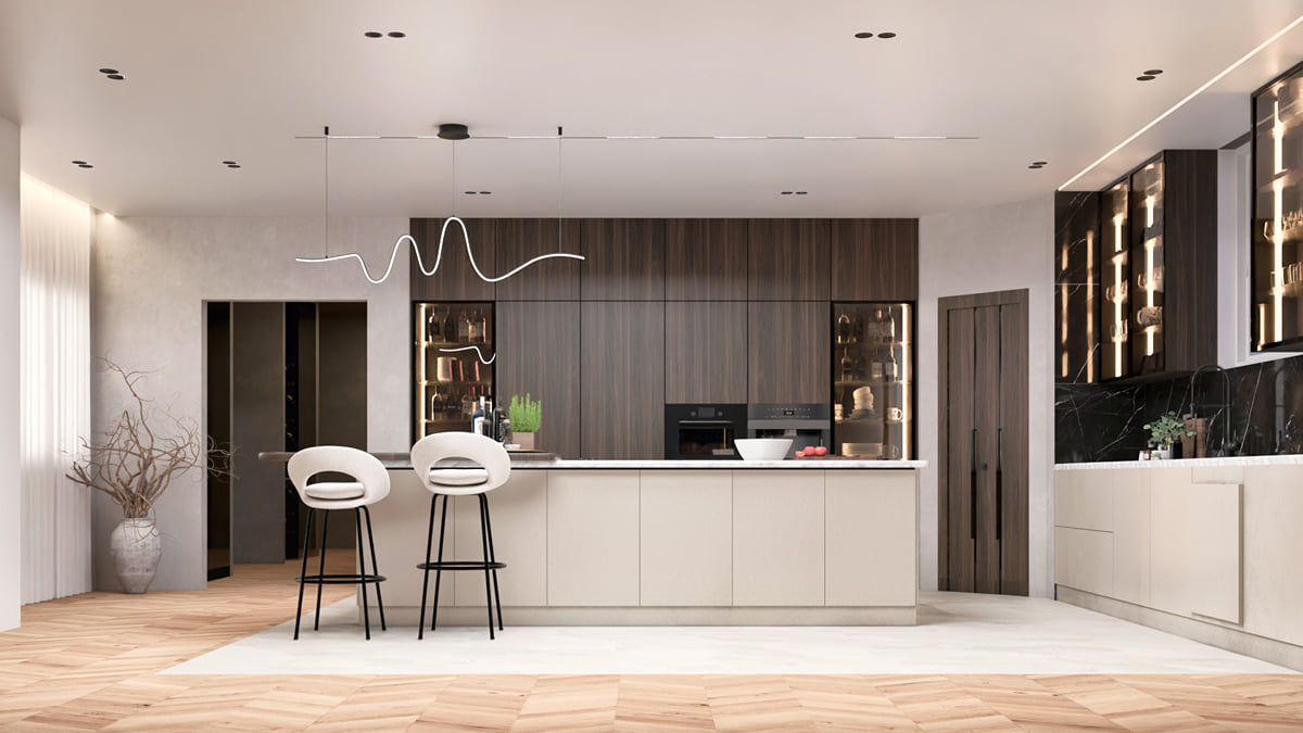 Kitchen Design – Salu Homes, Virginia | waheed Mohd | Archinect