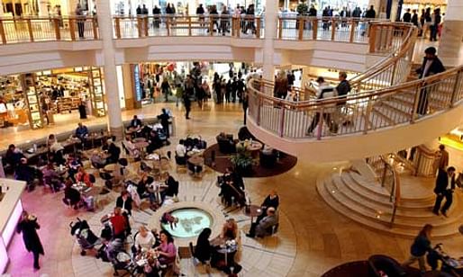 The Bluewater shopping centre in Kent. Photograph: Martin Godwin for the Guardian