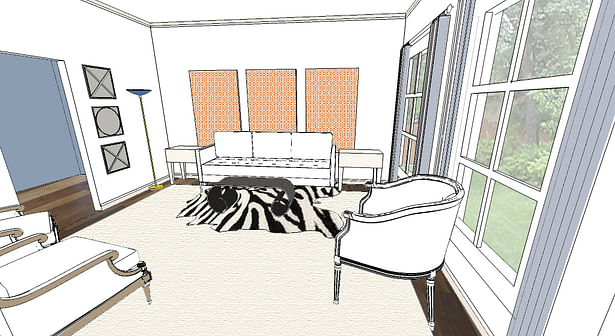 Quick Color Rendering of Living Room