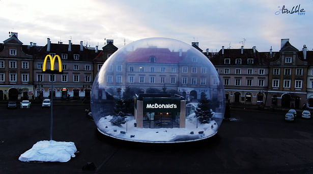 Giant Bubble Tent by Polidomes