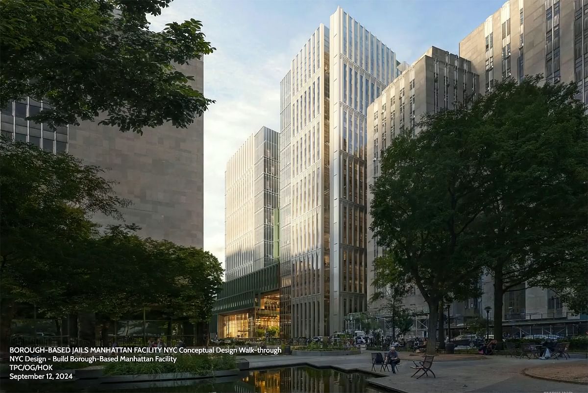 Costs set at $3.8 billion for HOK's new Manhattan borough jail