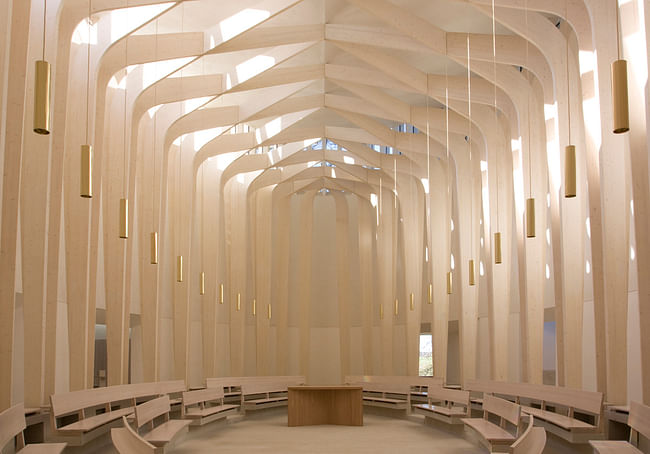 Award for Community or Residential Structures: Bishop Edward King Chapel, Oxfordshire, UK; Structural Designer: Price & Myers; Image: Piers Awdry.